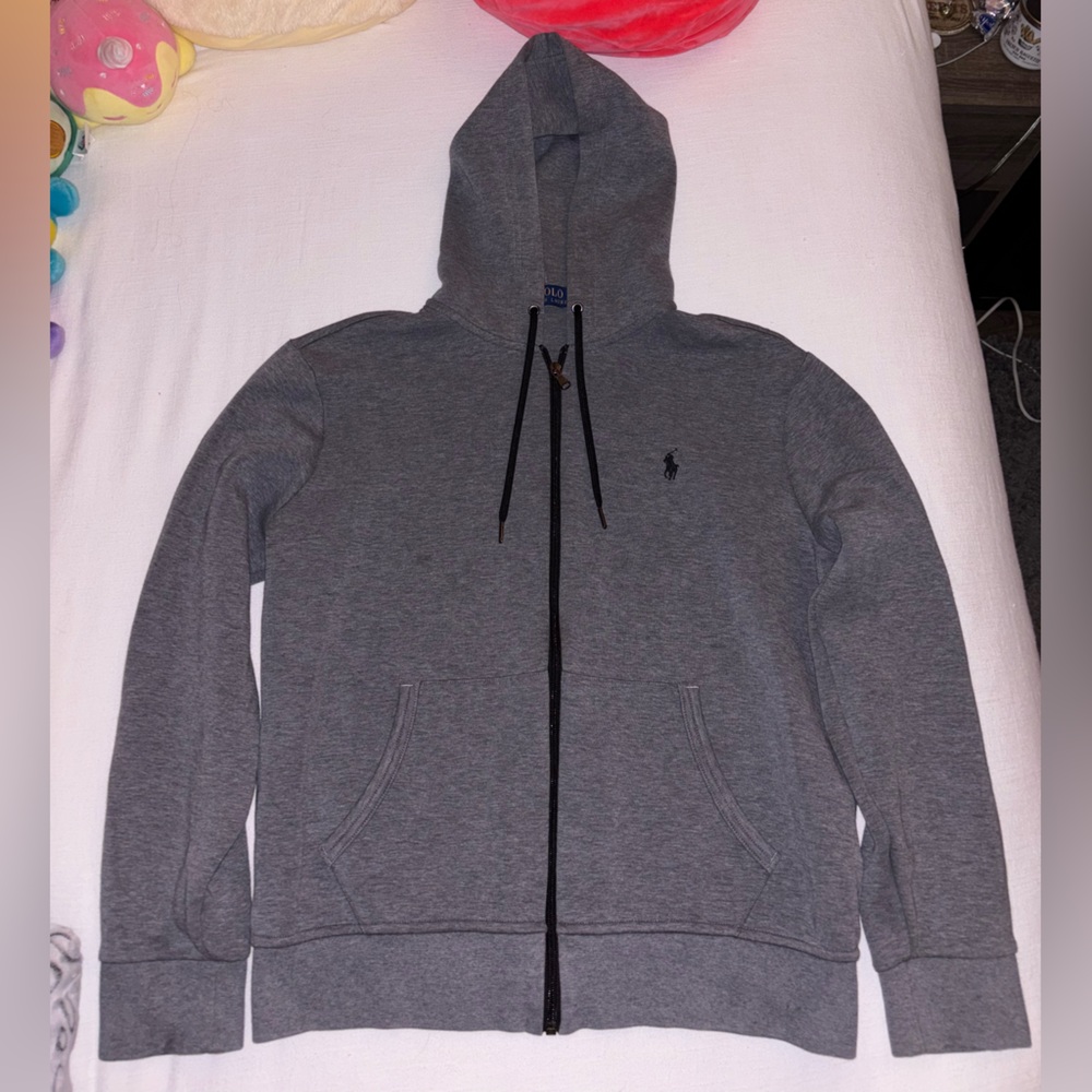 Polo Ralph Lauren Double Knit Tech Full Zip Hoodie Sweatshirt Men’s M